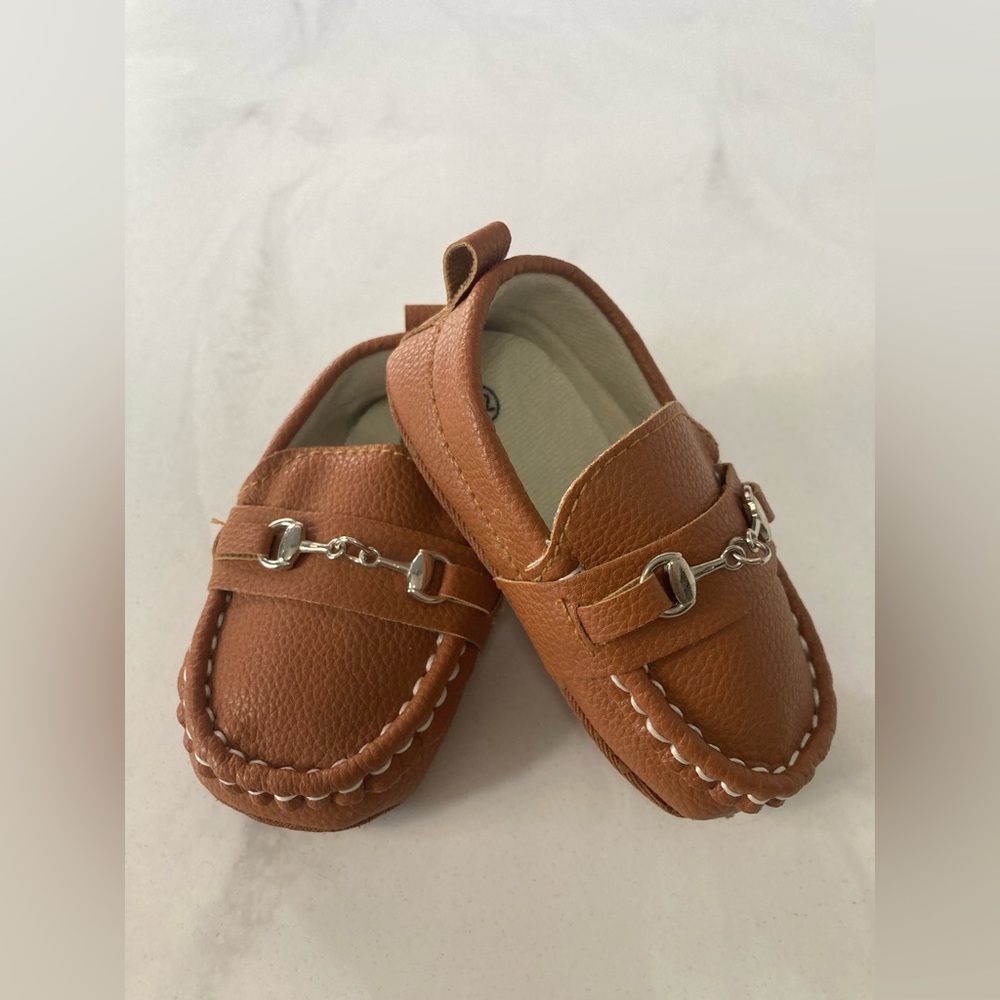 Soft slip/infant loafer/12 months/brown